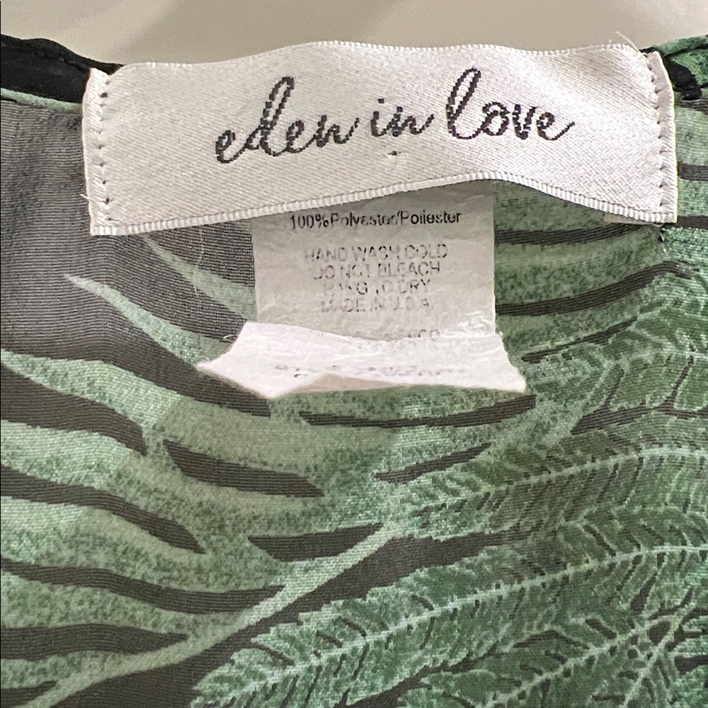Eden In Love tropical floral kimono, one size - Picture 3 of 4